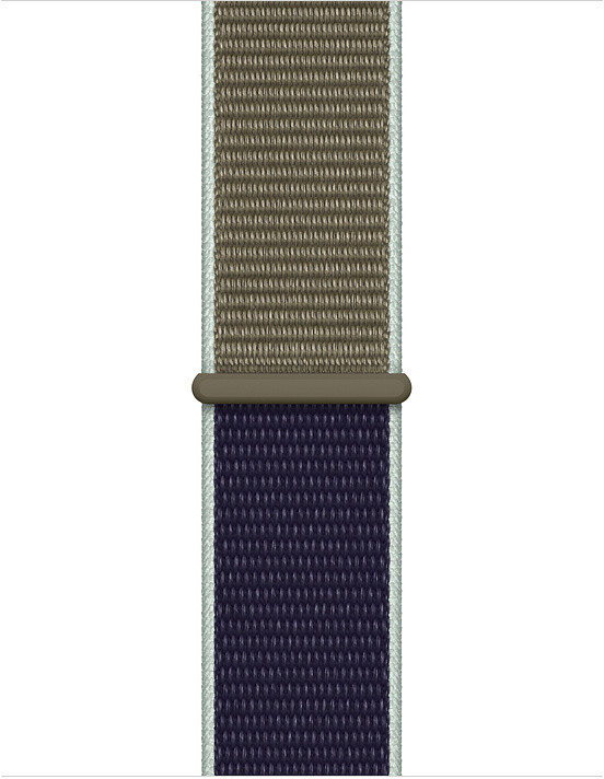 Ремешок спортивный браслет Apple Watch 38/40 мм зеленый/синий